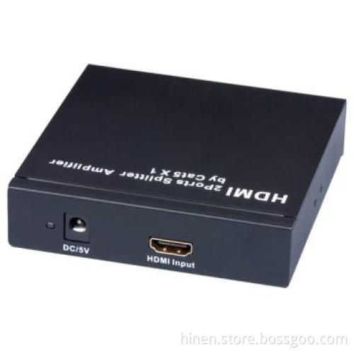 HDMI 2 Ports Splitter Amplifier by Cat5x1
